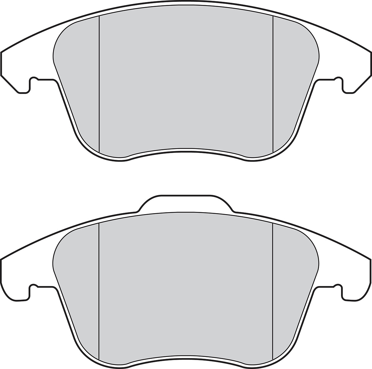 Jeu de 4 plaquettes de frein VALEO ref. 302940